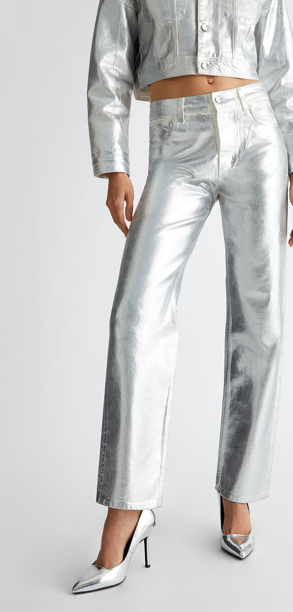 Liu Jo Jeans straight laminati